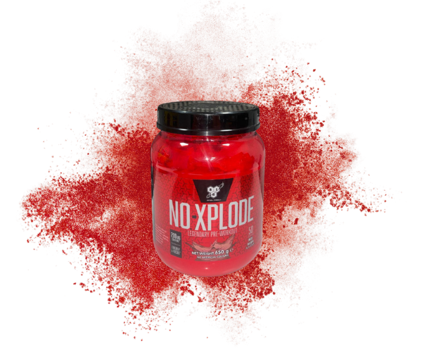 Pre entreno bsn no-xplode 650gr Sabor red rush