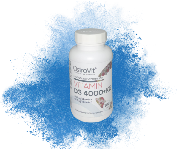 Vitamina d3 4000 + k2 Ostro Vit 100 pastillas
