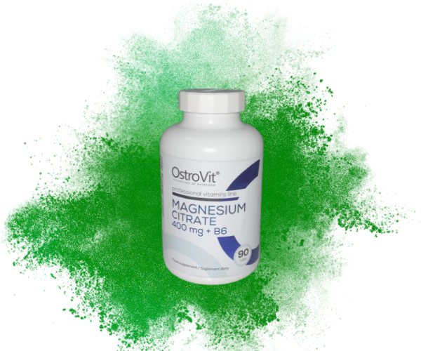 Magnesio citrato 400 mg + b6 ostro Vit 90 capsulas