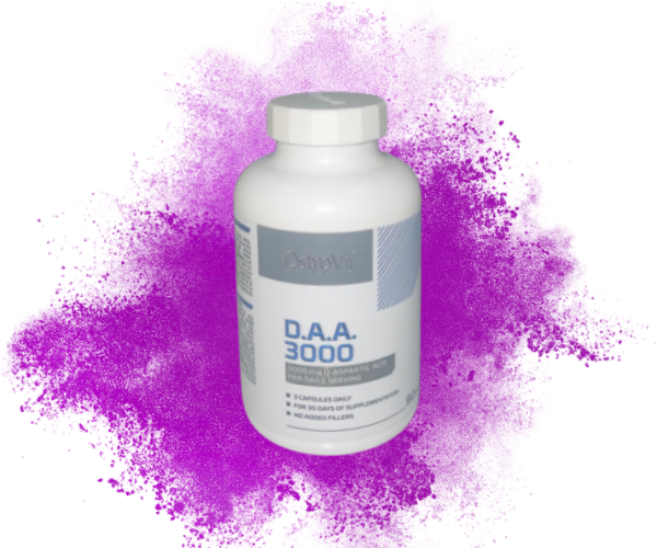 Potenciador natural testosterona ostro Vit  D.A.A 3000  90 cap