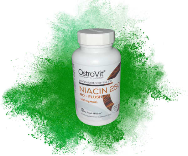 Niacin 250 no- flush, 90 capsulas